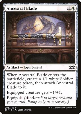 Ancestral Blade card from Double Masters