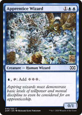 Apprentice Wizard card from Double Masters