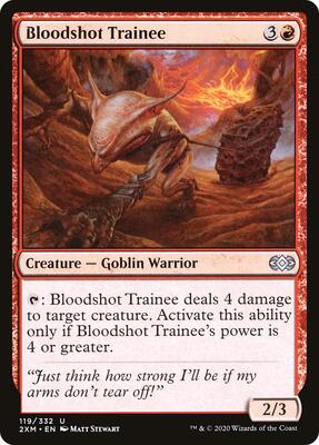 Bloodshot Trainee card from Double Masters