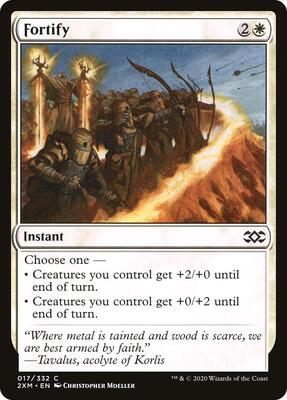 Fortify card from Double Masters