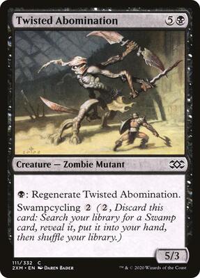 Twisted Abomination card from Double Masters