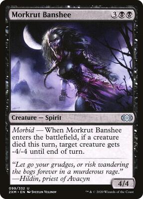 Morkrut Banshee card from Double Masters