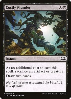 Costly Plunder card from Double Masters