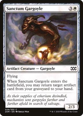 Sanctum Gargoyle card from Double Masters