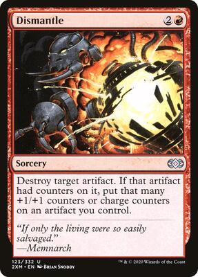 Dismantle card from Double Masters