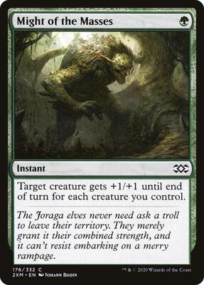 Might of the Masses card from Double Masters
