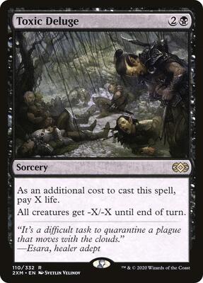 Toxic Deluge card from Double Masters