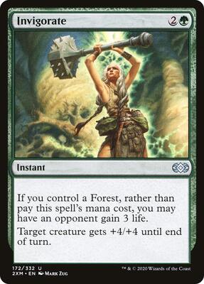 Invigorate card from Double Masters