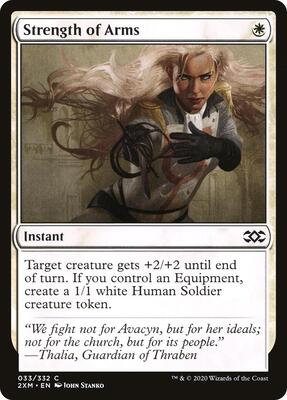 Strength of Arms card from Double Masters
