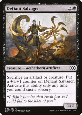 Defiant Salvager card from Double Masters