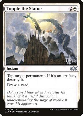 Topple the Statue card from Double Masters