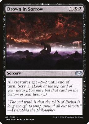 Drown in Sorrow card from Double Masters