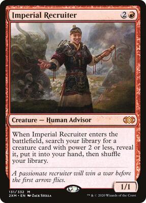Imperial Recruiter card from Double Masters