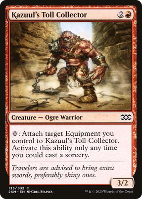 Kazuul's Toll Collector card from Double Masters