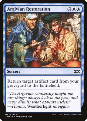 Argivian Restoration card from Double Masters