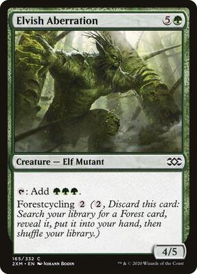 Elvish Aberration card from Double Masters