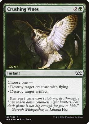 Crushing Vines card from Double Masters