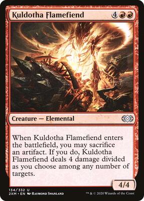Kuldotha Flamefiend card from Double Masters