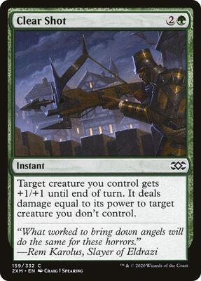 Clear Shot card from Double Masters