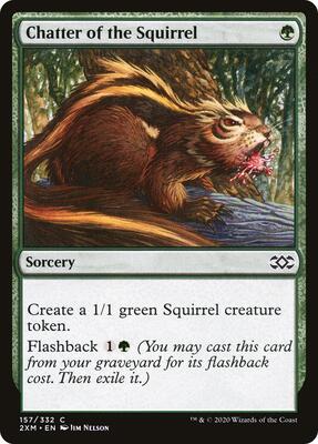 Chatter of the Squirrel card from Double Masters