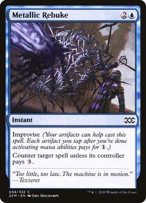 Metallic Rebuke card from Double Masters
