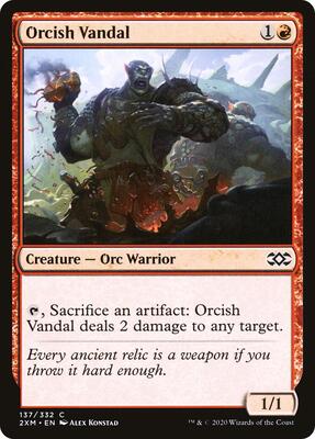 Orcish Vandal card from Double Masters
