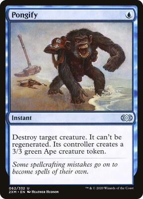 Pongify card from Double Masters