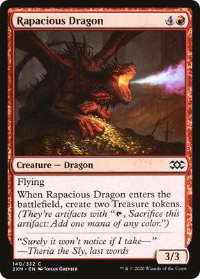 Rapacious Dragon card from Double Masters