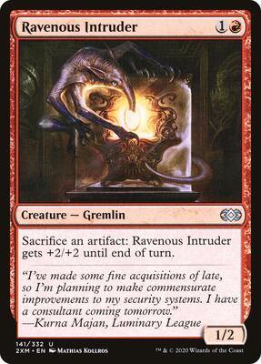 Ravenous Intruder card from Double Masters
