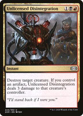 Unlicensed Disintegration card from Double Masters