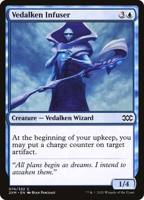 Vedalken Infuser card from Double Masters