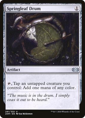 Springleaf Drum card from Double Masters