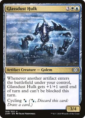Glassdust Hulk card from Double Masters