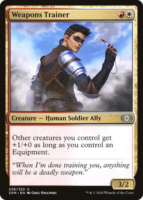 Weapons Trainer card from Double Masters