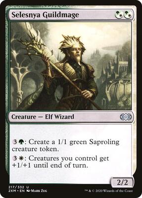 Selesnya Guildmage card from Double Masters