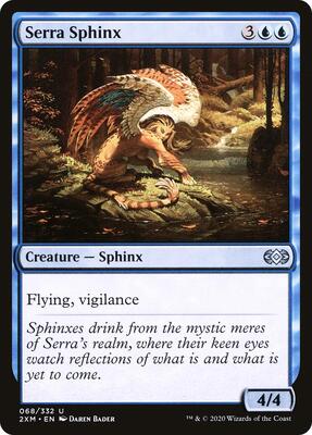 Serra Sphinx card from Double Masters