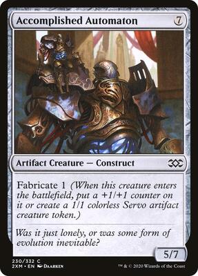Accomplished Automaton card from Double Masters