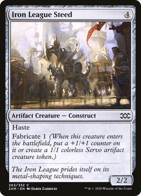 Iron League Steed card from Double Masters