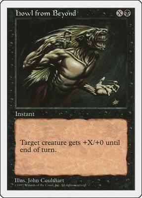 Howl from Beyond card from Fifth Edition