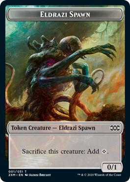 Eldrazi Spawn Token card from Double Masters