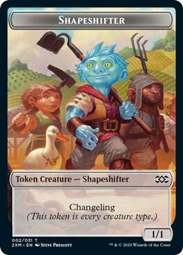 Shapeshifter Token card from Double Masters