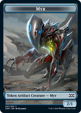 Myr (007) Token card from Double Masters