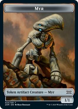 Myr (024) Token card from Double Masters