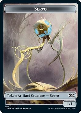Servo Token card from Double Masters