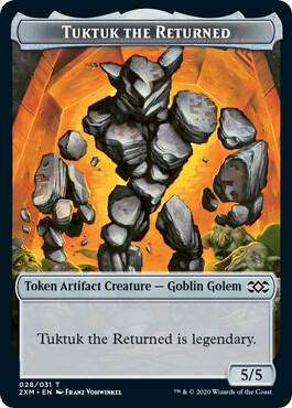 Tuktuk the Returned Token card from Double Masters