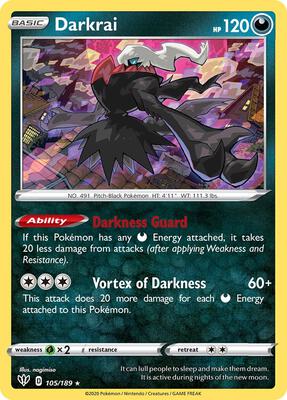 Darkrai - 105/189 card from Deck Exclusives