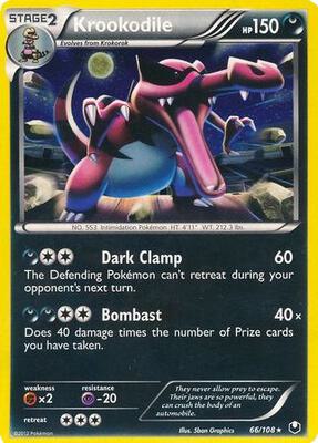 Krookodile - 66/108 (Cosmos Holo) card from Blister Exclusives