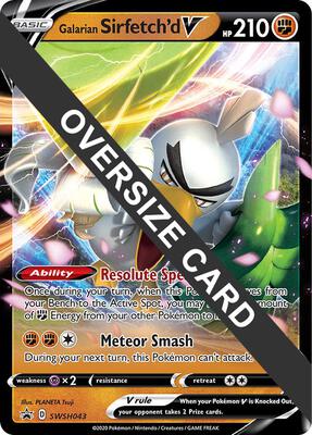 Galarian Sirfetch'd V - SWSH043 card from Jumbo Cards