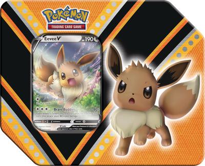 V Powers Tin [Eevee V] card from Miscellaneous Cards & Products