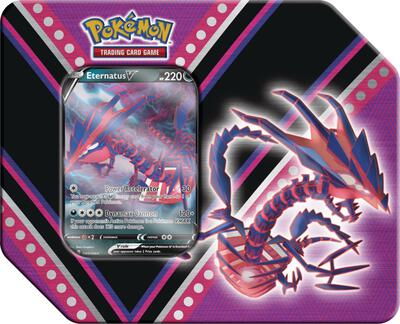 V Powers Tin [Eternatus V] card from Miscellaneous Cards & Products